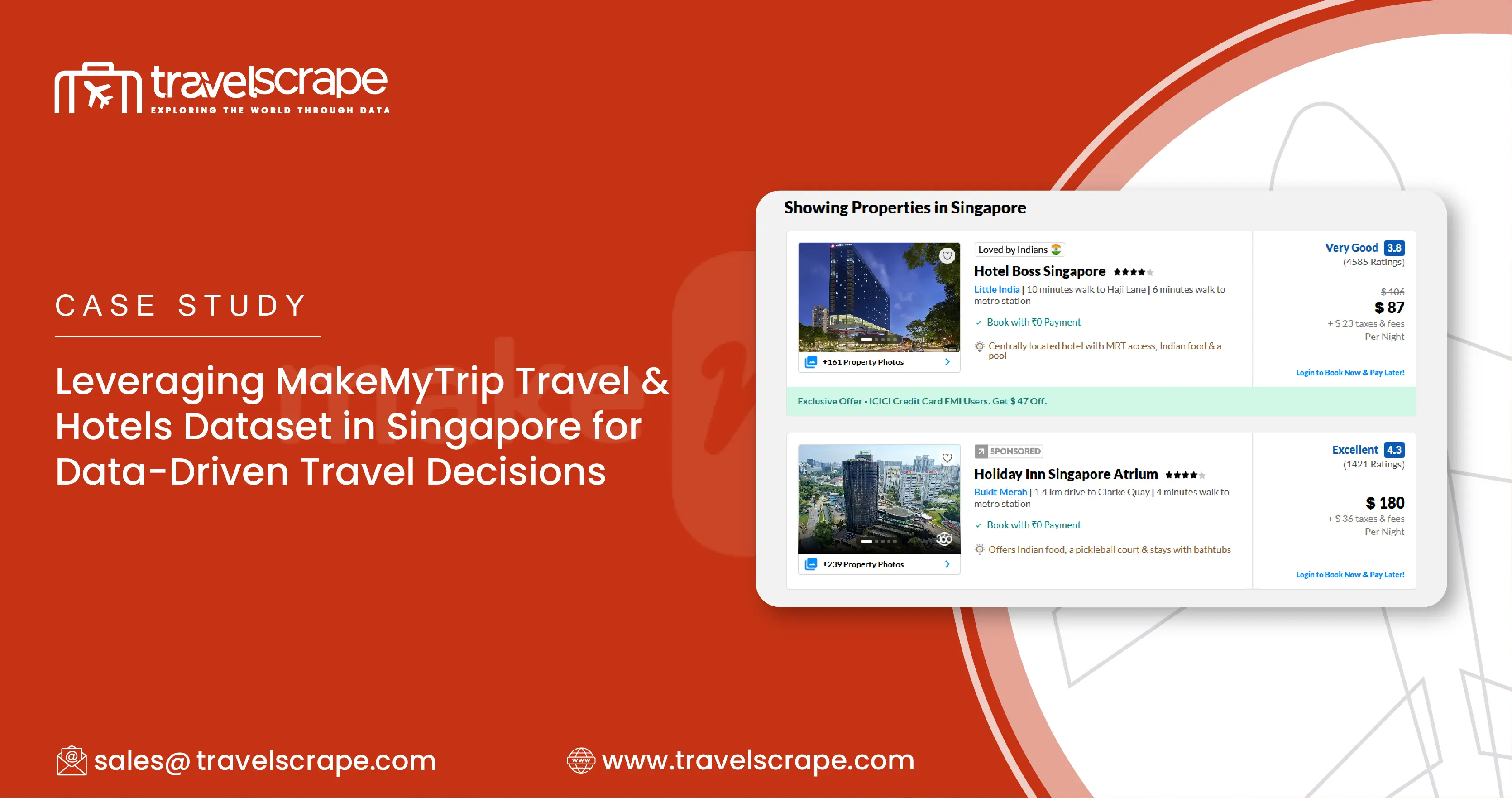MakeMyTrip Travel & Hotels Dataset in Singapore